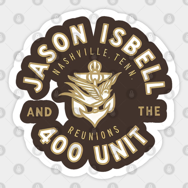 Jason Isbell Sticker by Dansu_creative